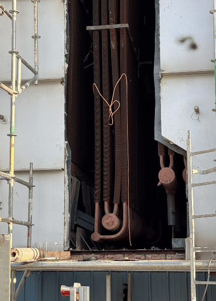 RH1 coil bundle replacement