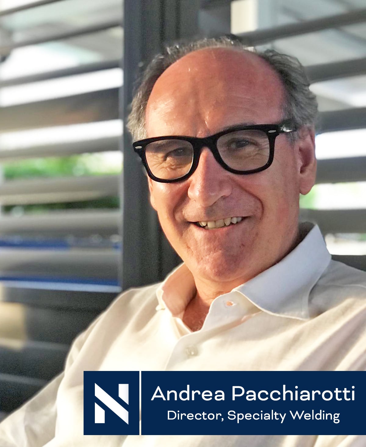 Andrea Pacchiarotti recently joined NOOTER and leads specialty welding services as Director of Specialty Welding